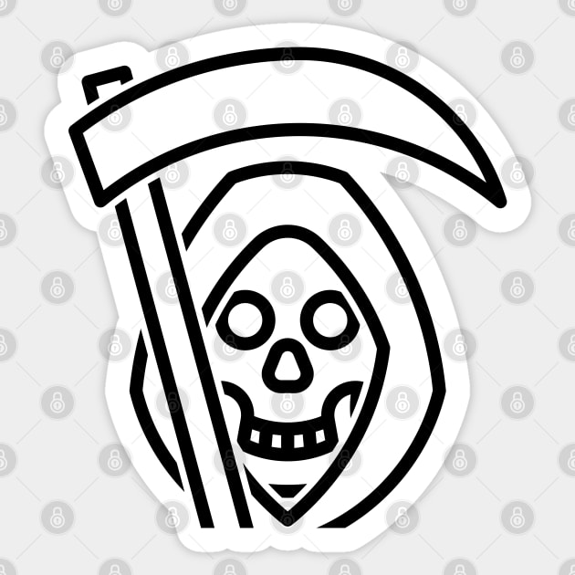 Grim Reaper - 1 Sticker by NeverDrewBefore